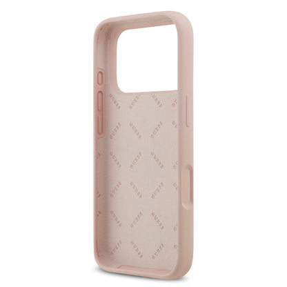 iPhone 17 Pro Kılıf Guess Orjinal Lisanslı Grained Yazı Logolu Kılıf