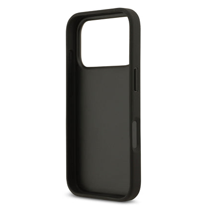 iPhone 17 Pro Kılıf Guess Orjinal Lisanslı Gül Baskılı Büyük Metal Logo Dizaynlı Kılıf