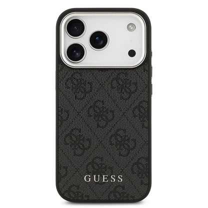 iPhone 17 Pro Kılıf Guess Orjinal Lisanslı M-safe Şarj Özellikli 4G Klasik Yazı Logolu Kılıf
