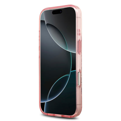 iPhone 17 Pro Kılıf Guess Orjinal Lisanslı M-safe Şarj Özellikli Flower Tonal Circle Kılıf