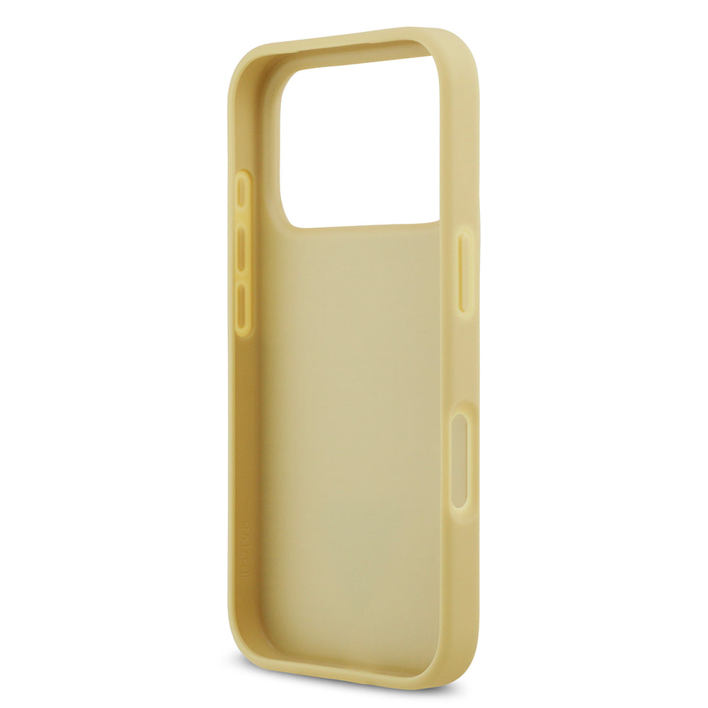 iPhone 17 Pro Kılıf Guess Orjinal Lisanslı Taşlı Arka Yüzey Üçgen Logolu Kılıf