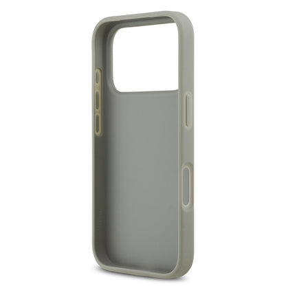 iPhone 17 Pro Kılıf Guess Orjinal Lisanslı Taşlı Arka Yüzey Üçgen Logolu Kılıf