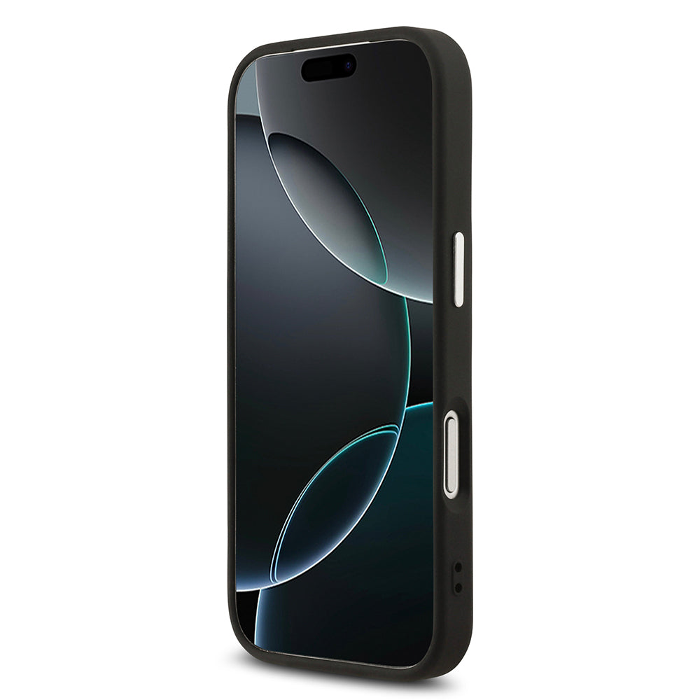 iPhone 17 Pro Kılıf Karl Lagerfeld Orjinal Lisanslı M-safe Şarj Özellikli Metal Kamera ve Buton Tasarımlı Choupette PU Deri Kılıf