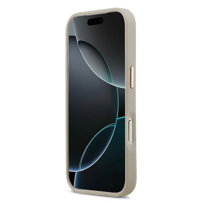 iPhone 17 Pro Kılıf Lacoste Orjinal Lisanslı M-safe Şarj Özellikli Champs Elysees PU Deri Tasarımlı Kılıf