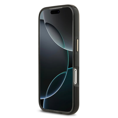 Apple iPhone 17 Pro Kılıf Lacoste Orjinal Lisanslı M-safe Şarj Özellikli Gold Timsah Logolu Buzlu Kapak Beyaz