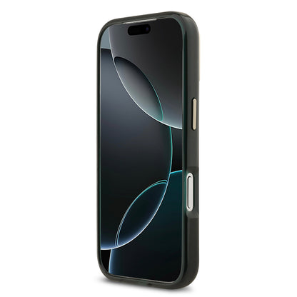 iPhone 17 Pro Kılıf Lacoste Orjinal Lisanslı M-safe Şarj Özellikli Gold Timsah Logolu Buzlu Kılıf