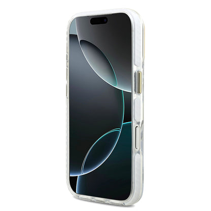 iPhone 17 Pro Kılıf Lacoste Orjinal Lisanslı M-safe Şarj Özellikli Gold Timsah Logolu Buzlu Kılıf