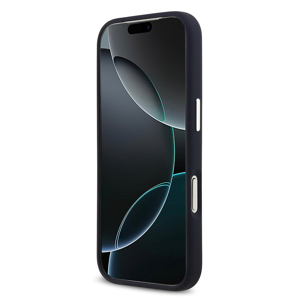 iPhone 17 Pro Kılıf Lacoste Orjinal Lisanslı M-safe Şarj Özellikli İkonik Logolu Metal Kamera Çerçeveli Silikon Kılıf