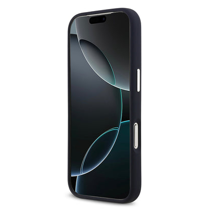 iPhone 17 Pro Kılıf Lacoste Orjinal Lisanslı M-safe Şarj Özellikli İkonik Logolu Metal Kamera Çerçeveli Silikon Kılıf