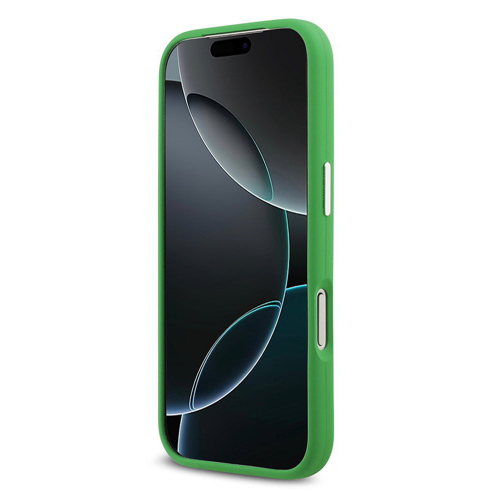 iPhone 17 Pro Kılıf Lacoste Orjinal Lisanslı M-safe Şarj Özellikli İkonik Logolu Metal Kamera Çerçeveli Silikon Kılıf