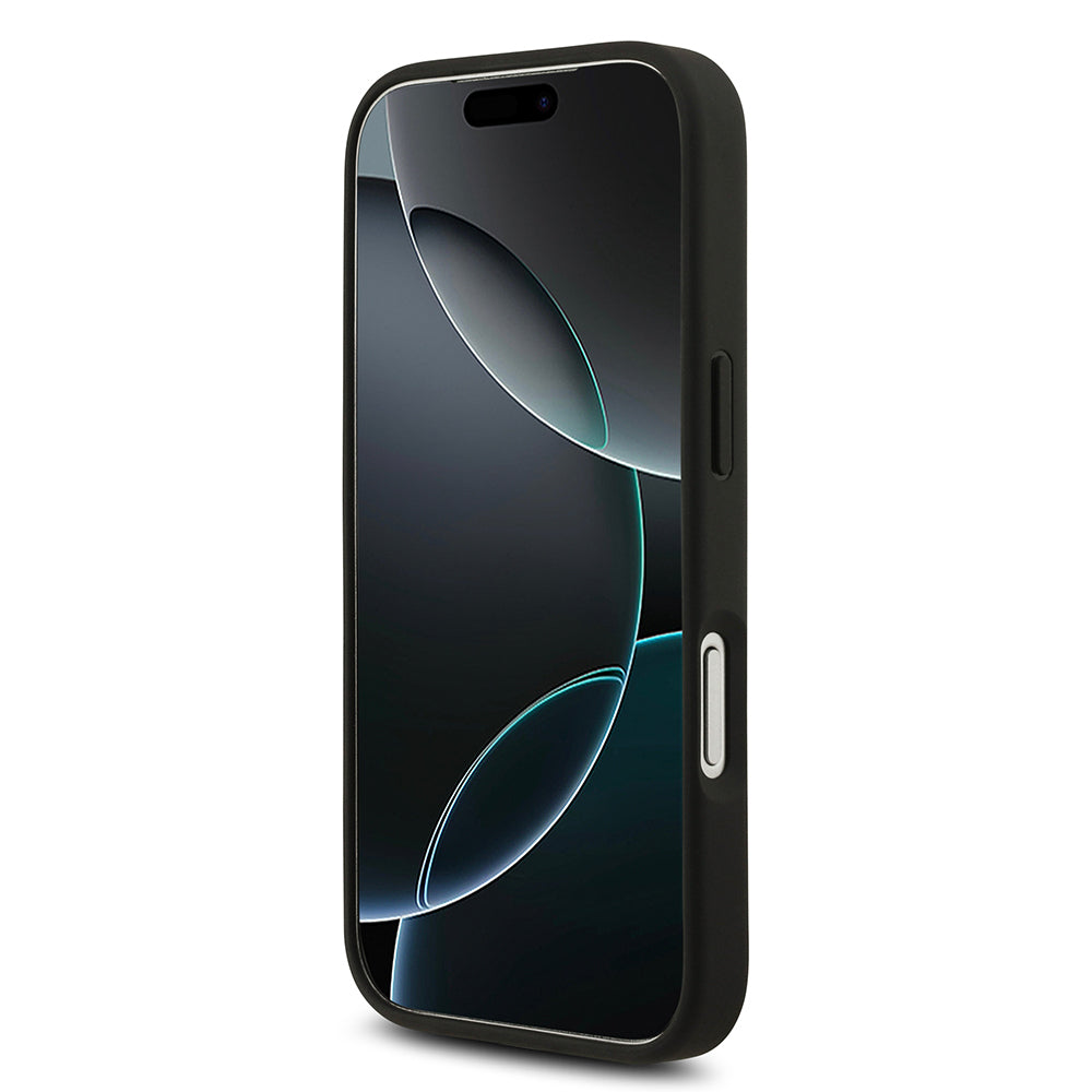 iPhone 17 Pro Kılıf Lacoste Orjinal Lisanslı M-safe Şarj Özellikli PU Deri Tasarımlı Metal Logolu Kılıf