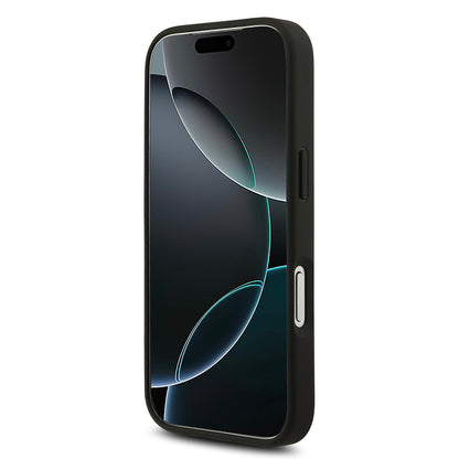 iPhone 17 Pro Kılıf Lacoste Orjinal Lisanslı M-safe Şarj Özellikli PU Deri Tasarımlı Metal Logolu Kılıf