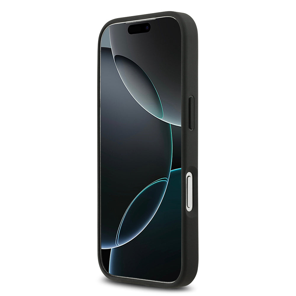 iPhone 17 Pro Kılıf Lacoste Orjinal Lisanslı M-safe Şarj Özellikli PU Pike Desenli Metal Logolu Kartlıklı Kılıf