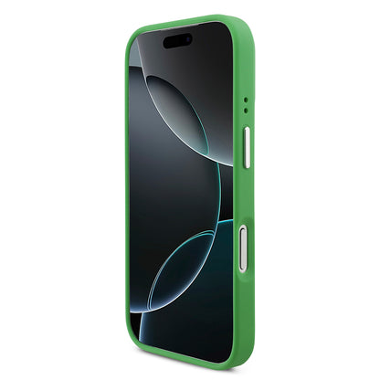 iPhone 17 Pro Kılıf Lacoste Orjinal Lisanslı M-safe Şarj Özellikli PU Pike Desenli Standlı Metal Logolu Kılıf