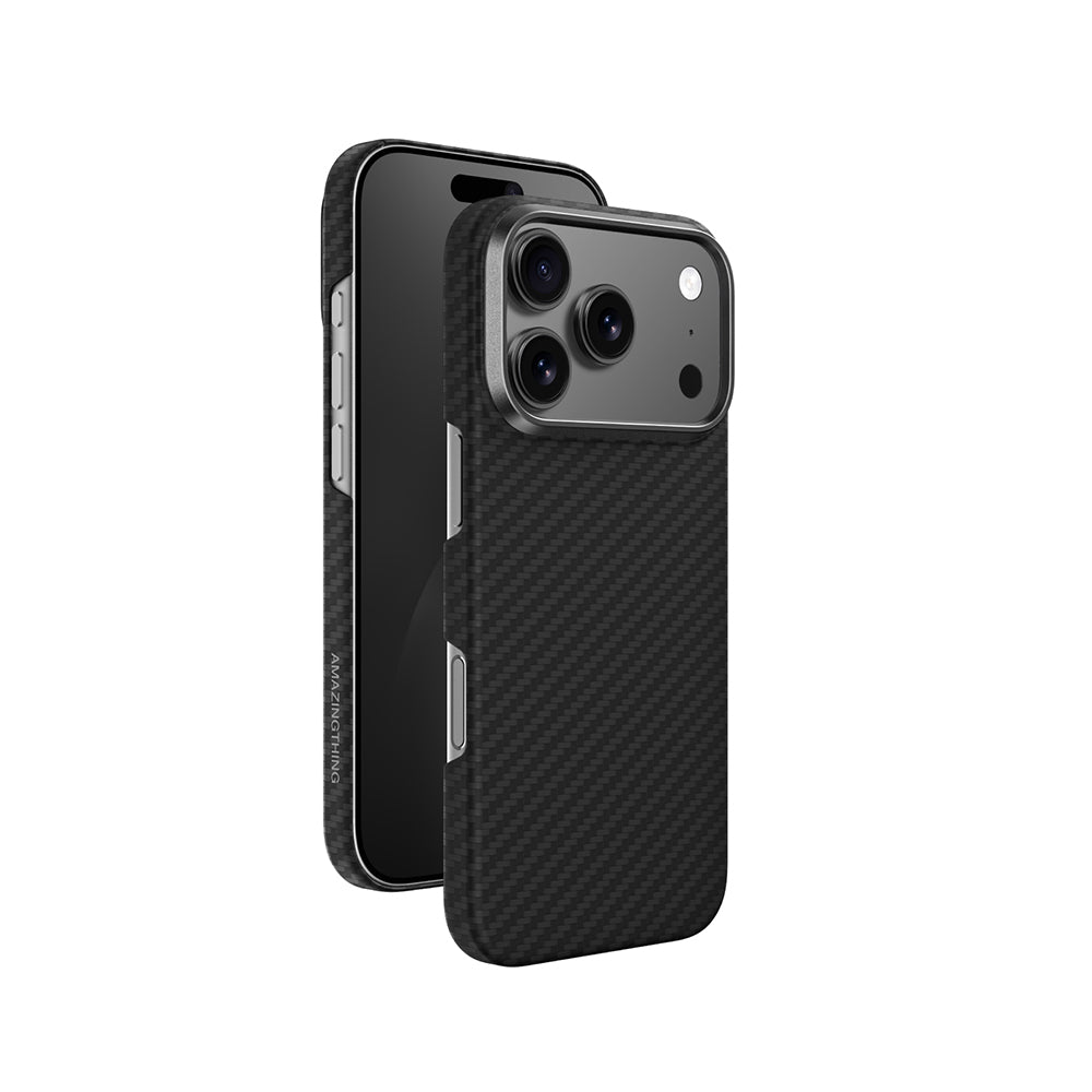 iPhone 17 Pro Kılıf M-safe Şarj Özellikli 1500D Aramid Fiber Amazingthing Titan Max Serisi Kılıf