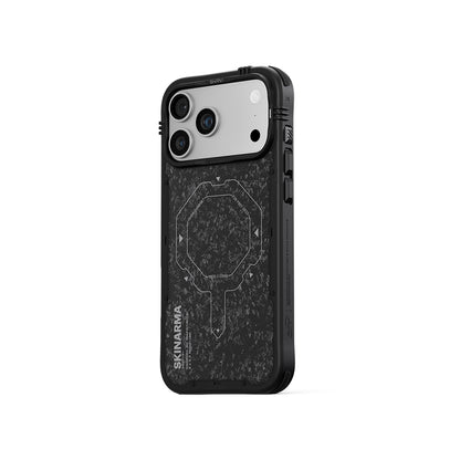 iPhone 17 Pro Kılıf M-safe Şarj Özellikli Airbag Tasarımlı Skinarma Vektor Kılıf