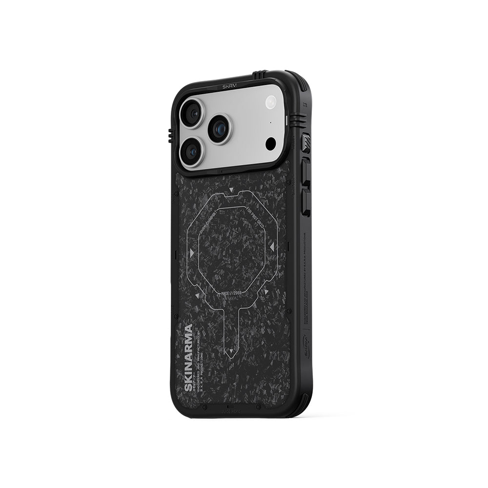 iPhone 17 Pro Kılıf M-safe Şarj Özellikli Airbag Tasarımlı Skinarma Vektor Kılıf