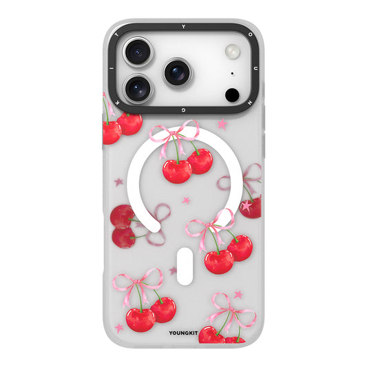 iPhone 17 Pro Kılıf M-Safe Şarj Özellikli Airbagli Çift Katmanlı Youngkit Sweathart Serisi Kılıf