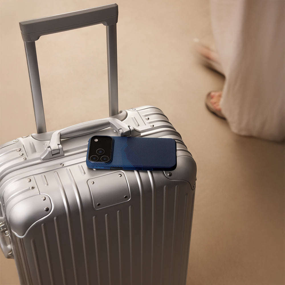 iPhone 17 Pro Kılıf M-safe Şarj Özellikli Aramid Fiber Pitaka Tactile Woven Starpeak Serisi Over The Horizon Kılıf