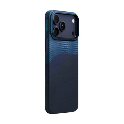 iPhone 17 Pro Kılıf M-safe Şarj Özellikli Aramid Fiber Pitaka Tactile Woven Starpeak Serisi Over The Horizon Kılıf