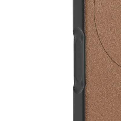 Apple iPhone 17 Pro Kılıf M-safe Şarj Özellikli Basit Mat Deri Desenli Youngkit Tech Fashion Serisi Kapak Gri