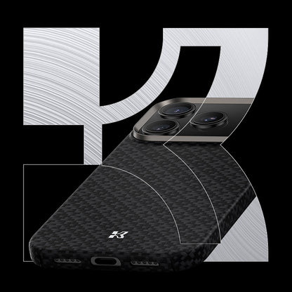 iPhone 17 Pro Kılıf M-Safe Şarj Özellikli Benks ArmorAir ArmorGrid Serisi Kevlar Kılıf