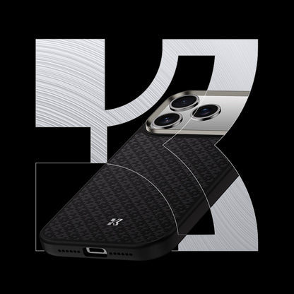 iPhone 17 Pro Kılıf M-Safe Şarj Özellikli Benks ArmorPro ArmorGrid Serisi Kevlar Kılıf