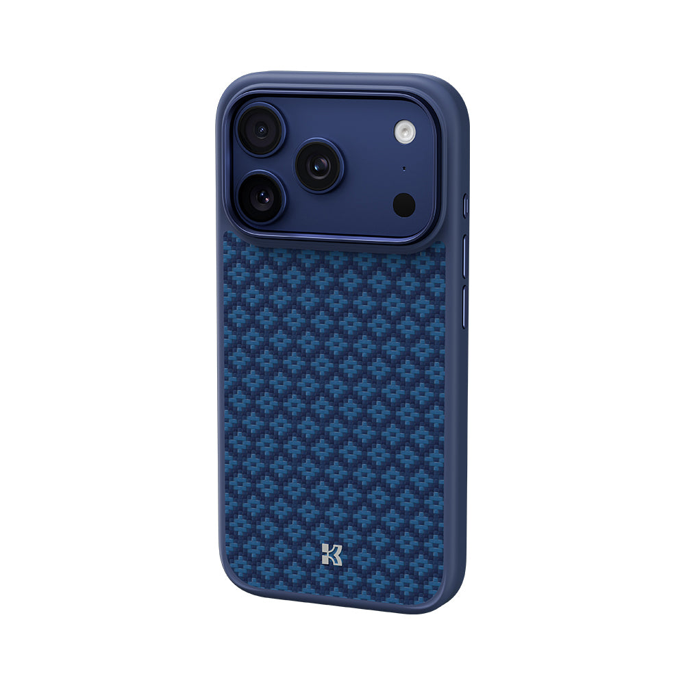 iPhone 17 Pro Kılıf M-Safe Şarj Özellikli Benks ArmorPro ArmorGrid Serisi Kevlar Kılıf