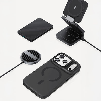 iPhone 17 Pro Kılıf M-Safe Şarj Özellikli Benks C-Magnet Lucid Armor Kılıf