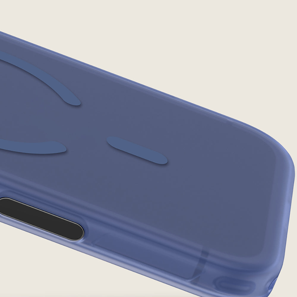 Apple iPhone 17 Pro Kılıf M-Safe Şarj Özellikli Benks C-Magnet Lucid Armor Kapak Mavi