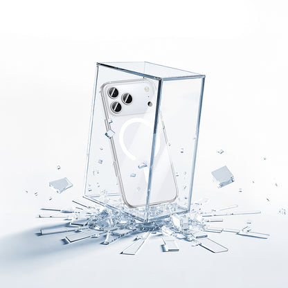 iPhone 17 Pro Kılıf M-safe Şarj Özellikli Benks Crystal Serisi Şeffaf Kılıf