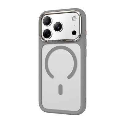 Apple iPhone 17 Pro Kılıf M-Safe Şarj Özellikli Benks Mist C-Magnet Kapak Mavi