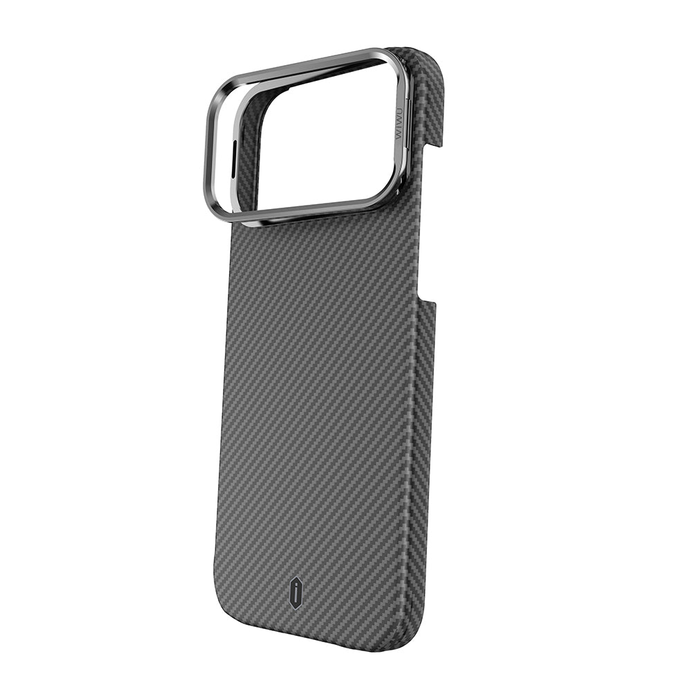 iPhone 17 Pro Kılıf M-safe Şarj Özellikli Kamera Standlı Wiwu DCC-206 Aramid Air Kılıf