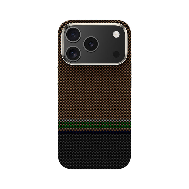 iPhone 17 Pro Kılıf M-safe Şarj Özellikli Karbon Fiber Tasarımlı Benks Prestige ArmorPro Kevlar Kılıf