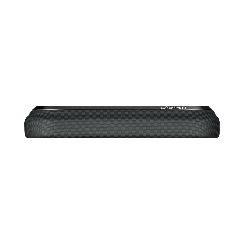 Apple iPhone 17 Pro Kılıf M-safe Şarj Özellikli Lumintex Teknolojili Fosforlu Aramid Fiber Pitaka Tactile Woven Aries Serisi Kapak