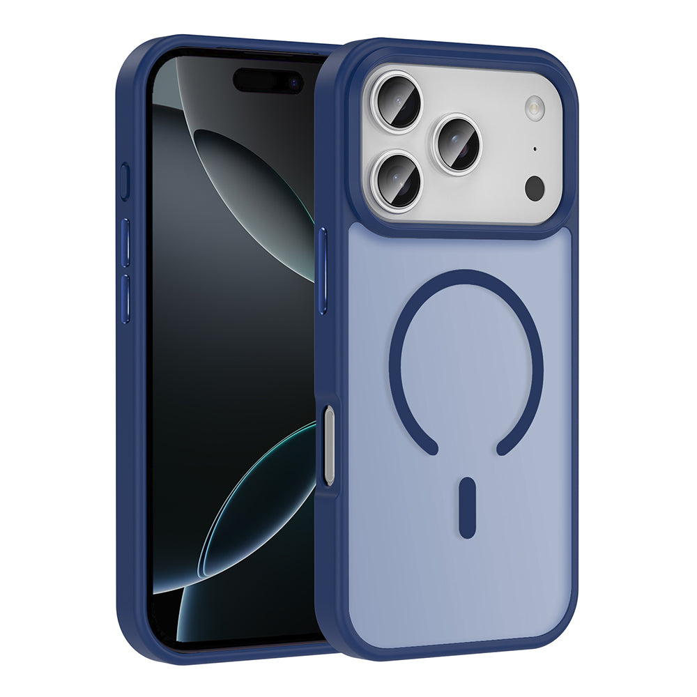 iPhone 17 Pro Kılıf M-safe Şarj Özellikli Mat Arka Yüzey Zore Sio Kılıf