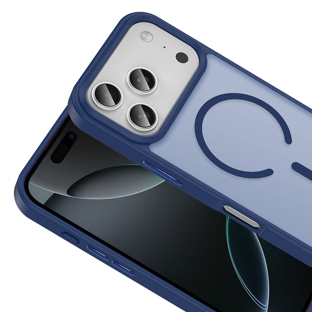 iPhone 17 Pro Kılıf M-safe Şarj Özellikli Mat Arka Yüzey Zore Sio Kılıf