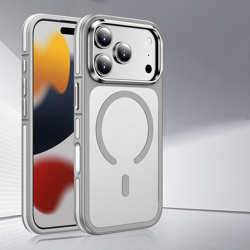 iPhone 17 Pro Kılıf M-safe Şarj Özellikli Mat Görünümlü Wlons Vevo Kılıf