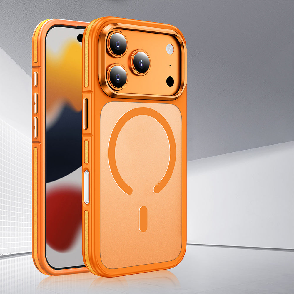 iPhone 17 Pro Kılıf M-safe Şarj Özellikli Mat Görünümlü Wlons Vevo Kılıf