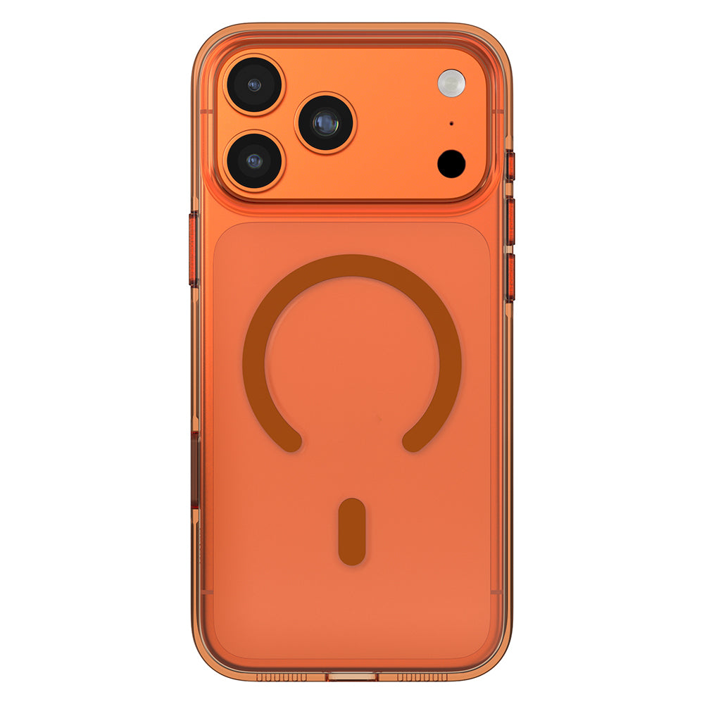 Apple iPhone 17 Pro Kılıf M-safe Şarj Özellikli O-Ring Şeffaf Kajsa Trans Shield Serisi Kapak