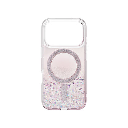 iPhone 17 Pro Kılıf M-safe Şarj Özellikli Parlak Halkalı Coehl Solea Kılıf