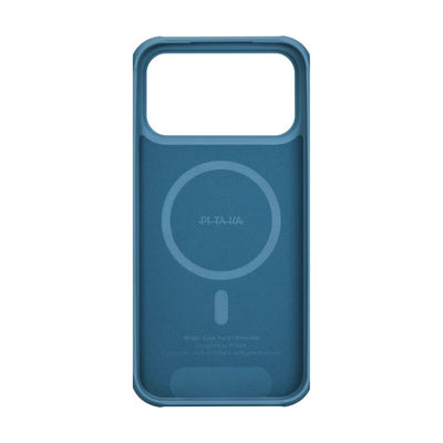 Apple iPhone 17 Pro Kılıf M-safe Şarj Özellikli Pitaka Tactile Woven Sunset-Moonrise Aramid Pro Guard Serisi Kapak Mavi