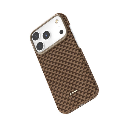 Apple iPhone 17 Pro Kılıf M-safe Şarj Özellikli Raptic Aramid Skin Origin Serisi Kapak Lacivert