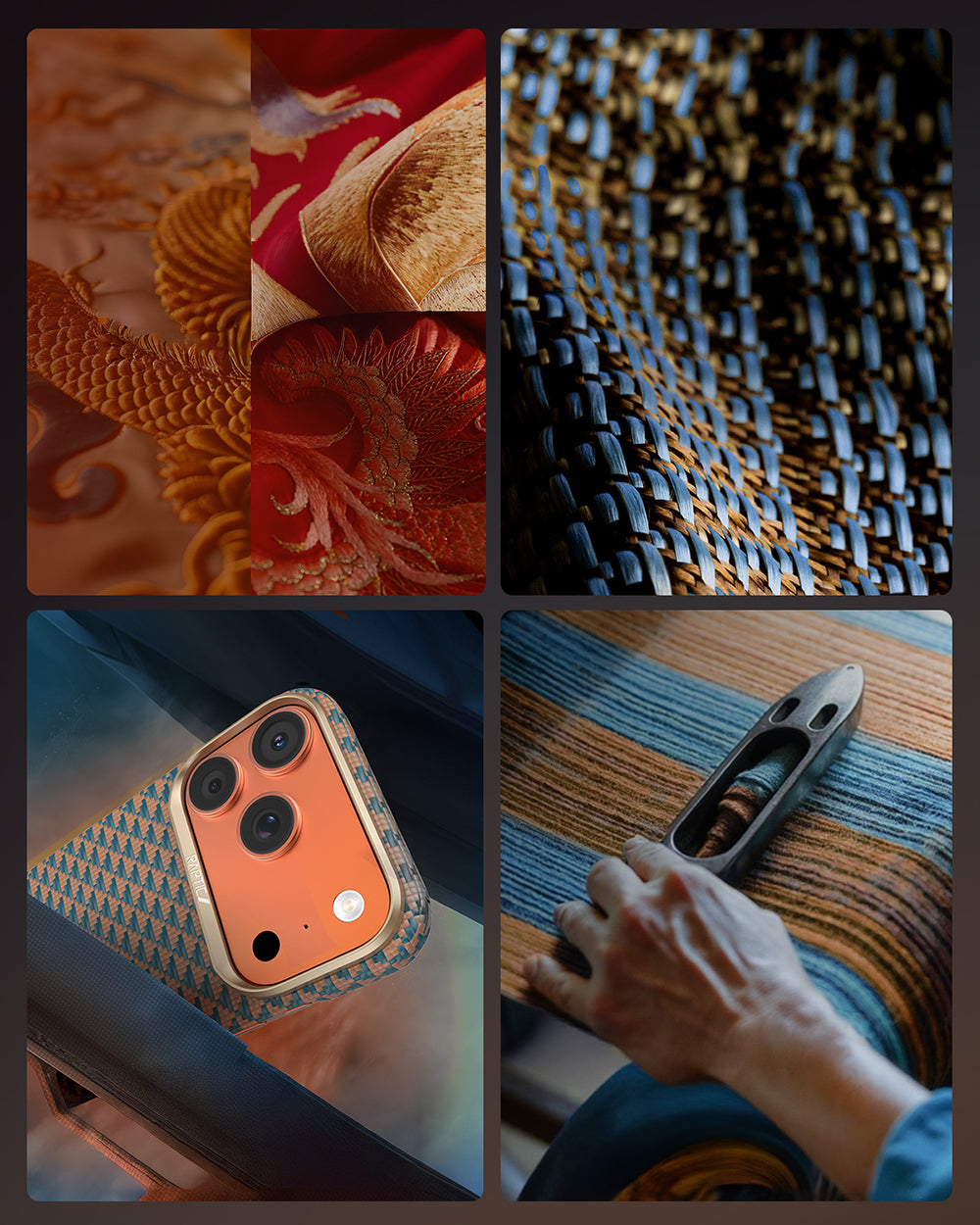 iPhone 17 Pro Kılıf M-safe Şarj Özellikli Raptic Aramid Skin Origin Serisi Kılıf