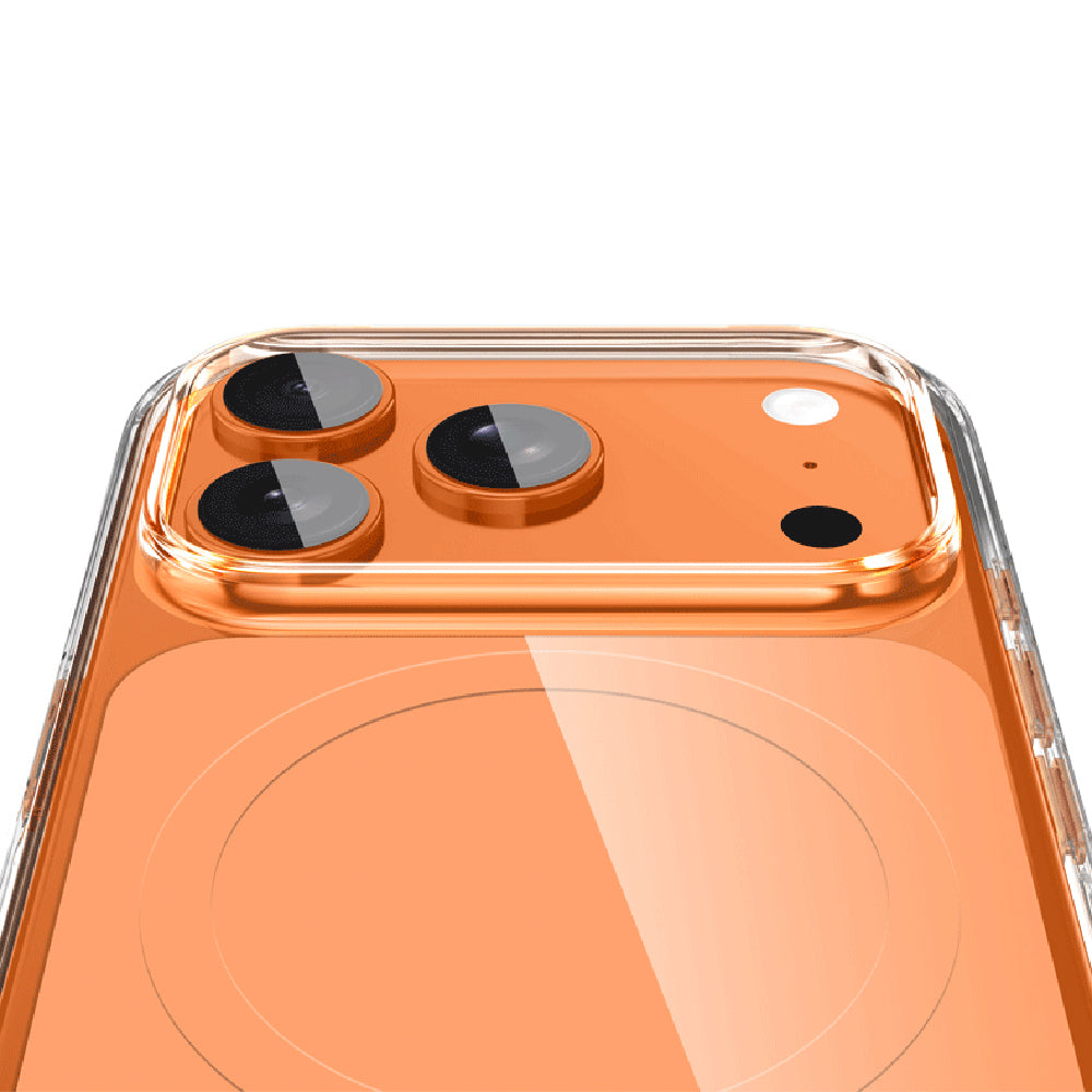 iPhone 17 Pro Kılıf M-safe Şarj Özellikli Şeffaf Tasarımlı Wlons Apel Kılıf