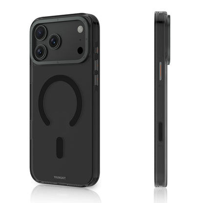 iPhone 17 Pro Kılıf M-safe Şarj Özellikli Şeffaf Youngkit Crystal Shield Serisi Kılıf