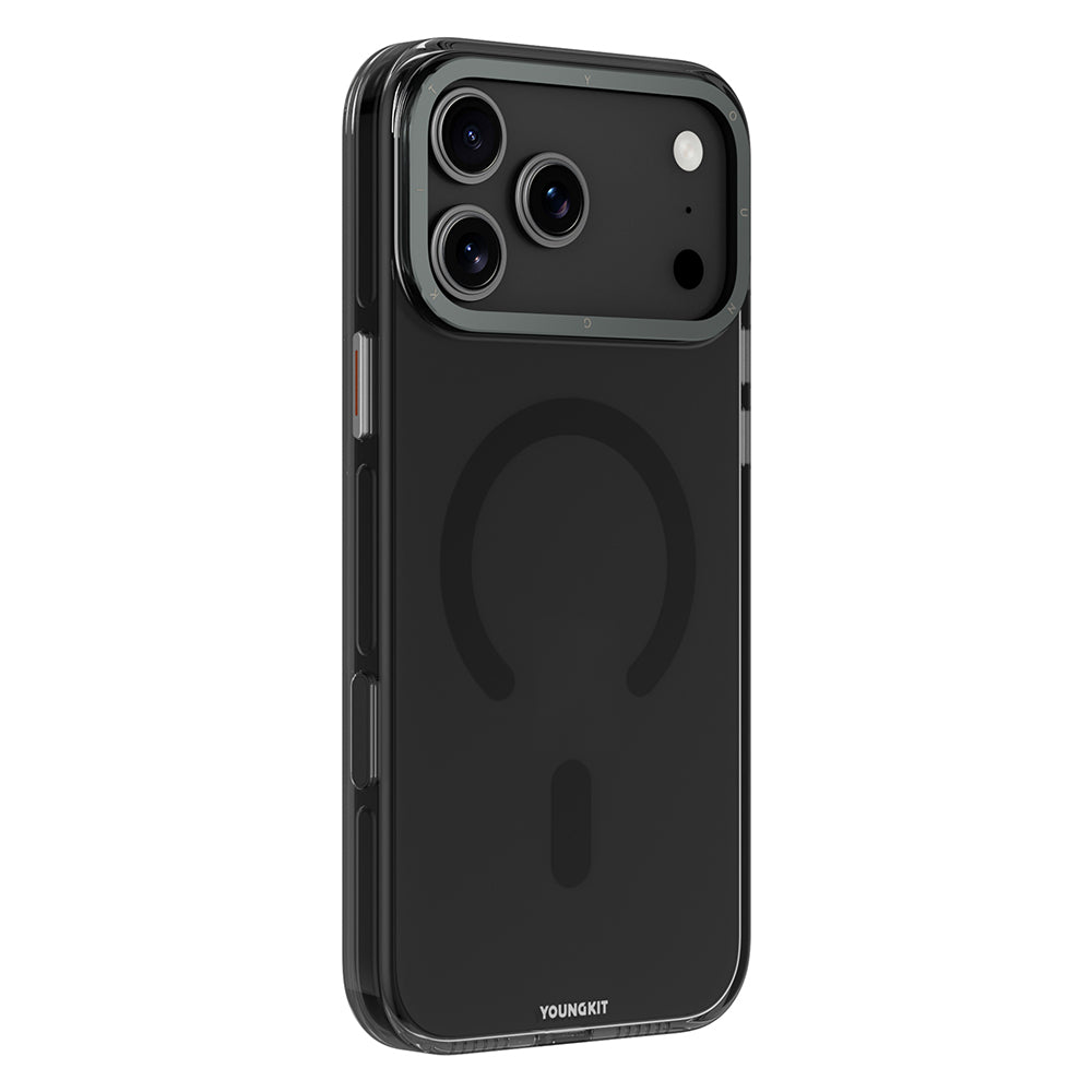 iPhone 17 Pro Kılıf M-safe Şarj Özellikli Şeffaf Youngkit Crystal Shield Serisi Kılıf