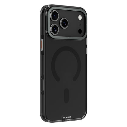 iPhone 17 Pro Kılıf M-safe Şarj Özellikli Şeffaf Youngkit Crystal Shield Serisi Kılıf