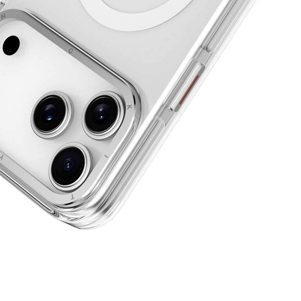 Apple iPhone 17 Pro Kılıf M-safe Şarj Özellikli Şeffaf Youngkit Crystal Shield Serisi Kapak Siyah