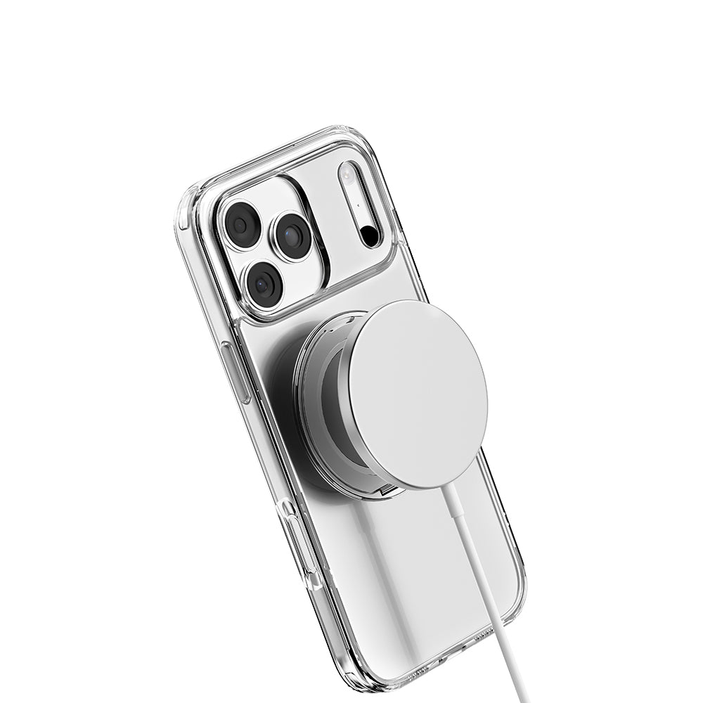 iPhone 17 Pro Kılıf M-safe Şarj Özellikli Standlı Airbag Tasarımlı Mutural Fresh Serisi Kılıf